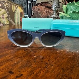 Tiffany & Co. Navy and Gray Women's Sunglasses